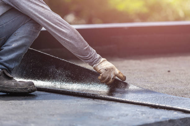 Professional Basement Waterproofing technician working in Forest Junction, WI